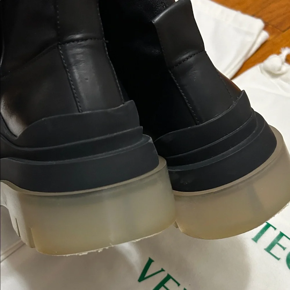 Bottega Veneta Black Over the Knee Boots - IT 40 - Picture 8 of 11